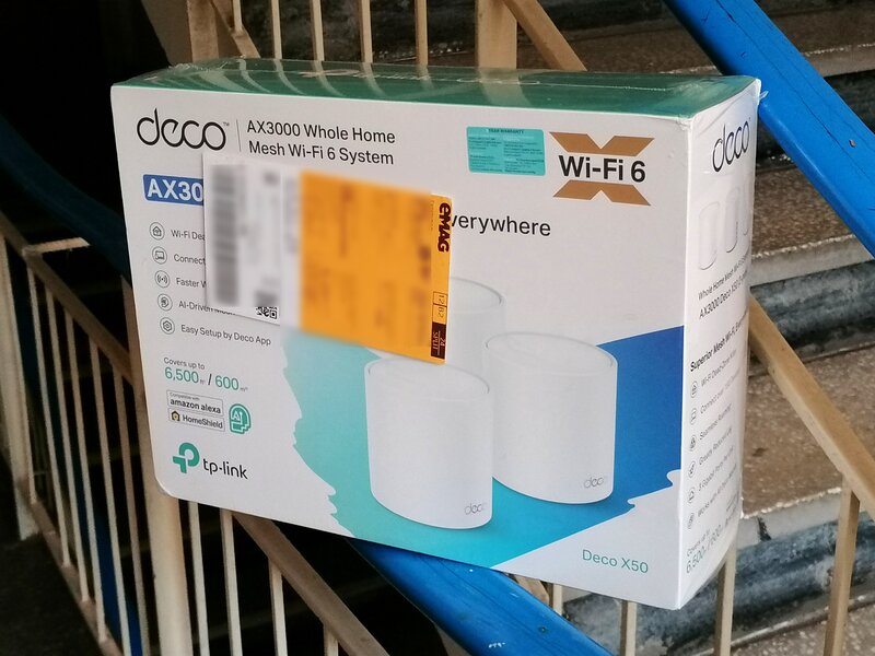 Vand sistem Mesh TP-Link Deco X50 (3-pack),WI-FI 6,nou(nefolosit,sigilat)!